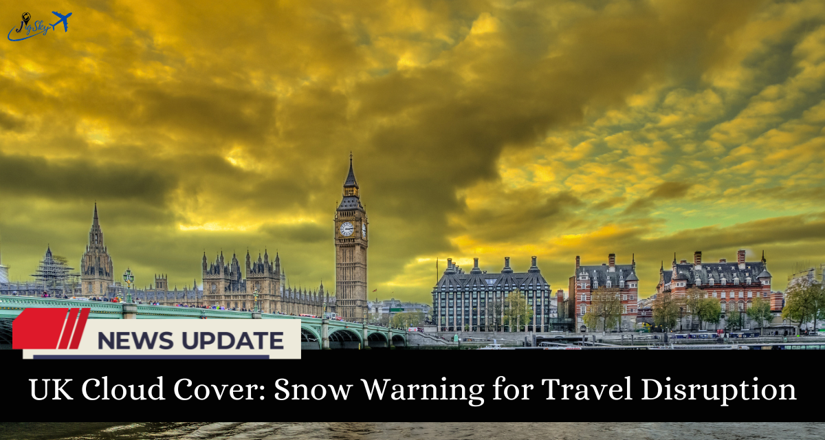 UK Cloud Cover Snow Warning for Travel Disruption